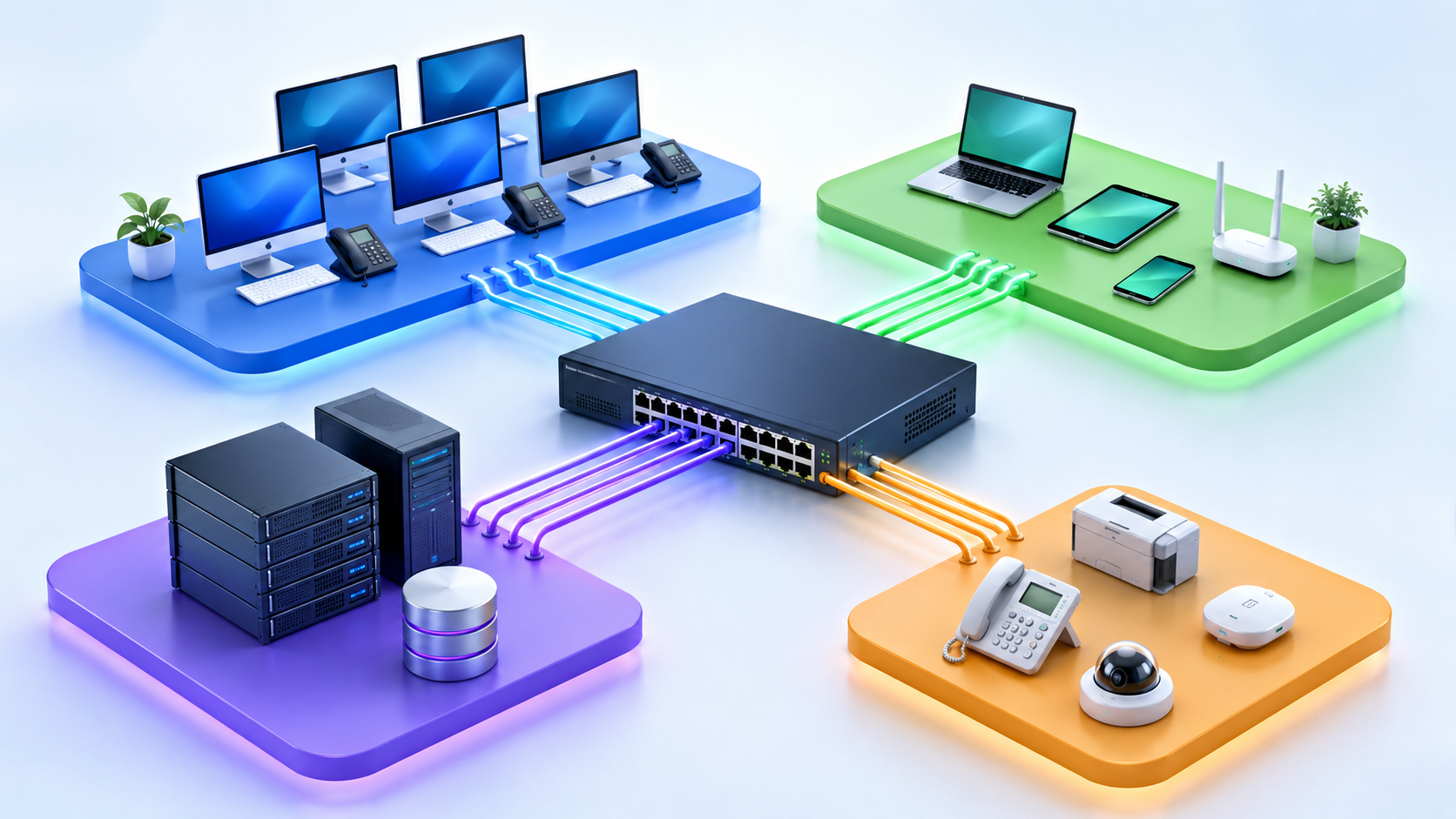 VLAN 네트워크 구성 이미지
